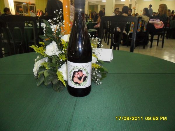 Vinho/ Champanhe personalizado